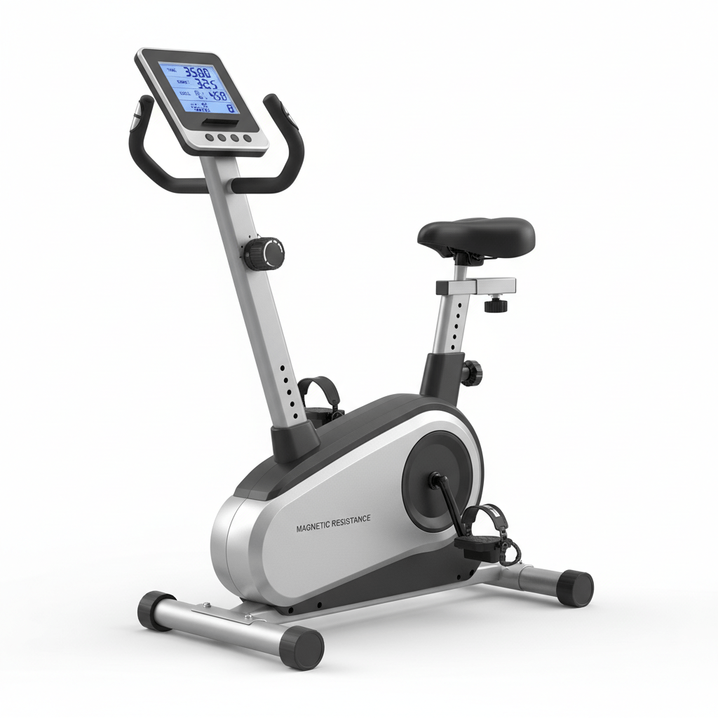 Bicicleta Estática Magnética com Monitor Digital - 8 Níveis