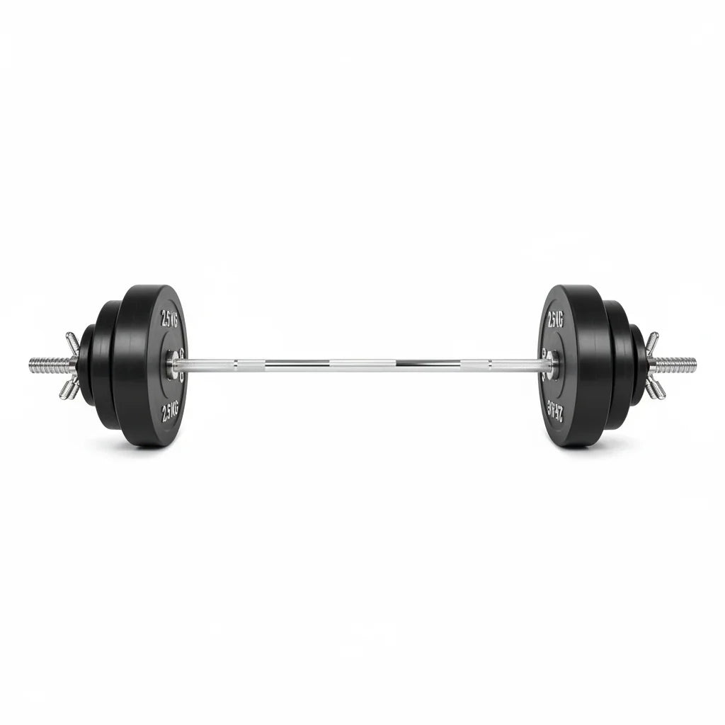 Set de Barras de Peso com Discos - Kit Completo 20kg