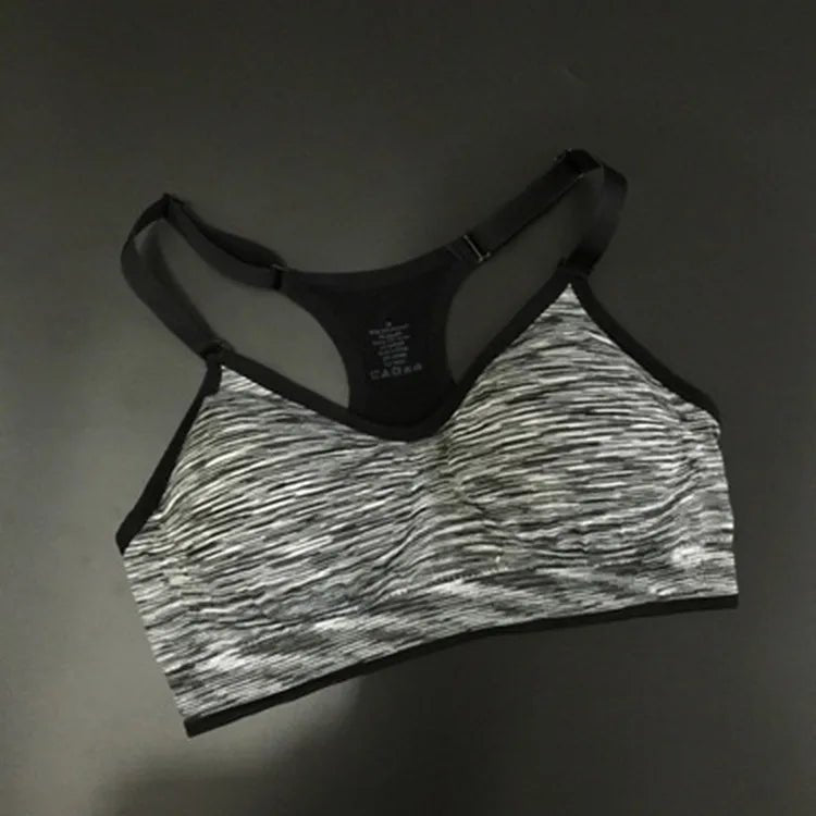 Women Sports Yoga Bra breathable quick dry Top Shockproof Cross Back Push Up fitness active Bra Gym Running Bra