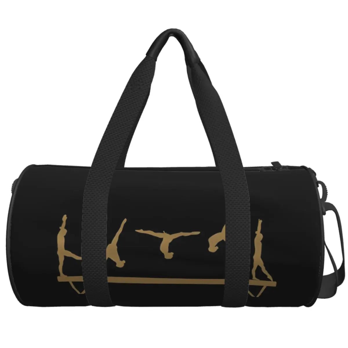 Gym Bag Gymnastics Girl Colorful Pattern Modern Sport Sports Bag with Shoes Couple Weekend Handbag Novelty Travel Fitness Bag