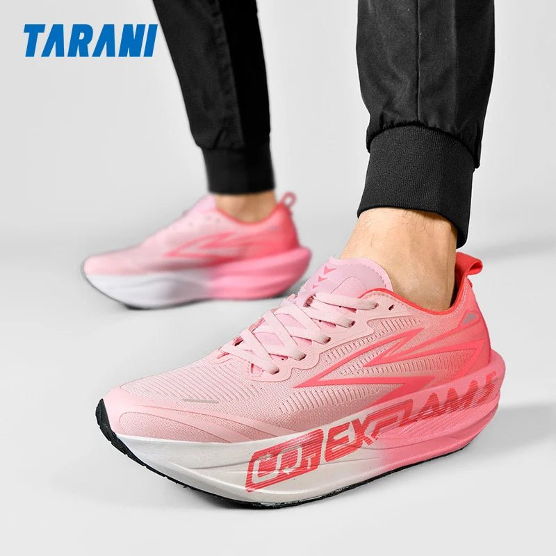 Running Shoes for Men Women Thick Sole Cushioning Breathable Sneakers for Gym Training Outdoor Jogging Non-Slip Sports Shoes