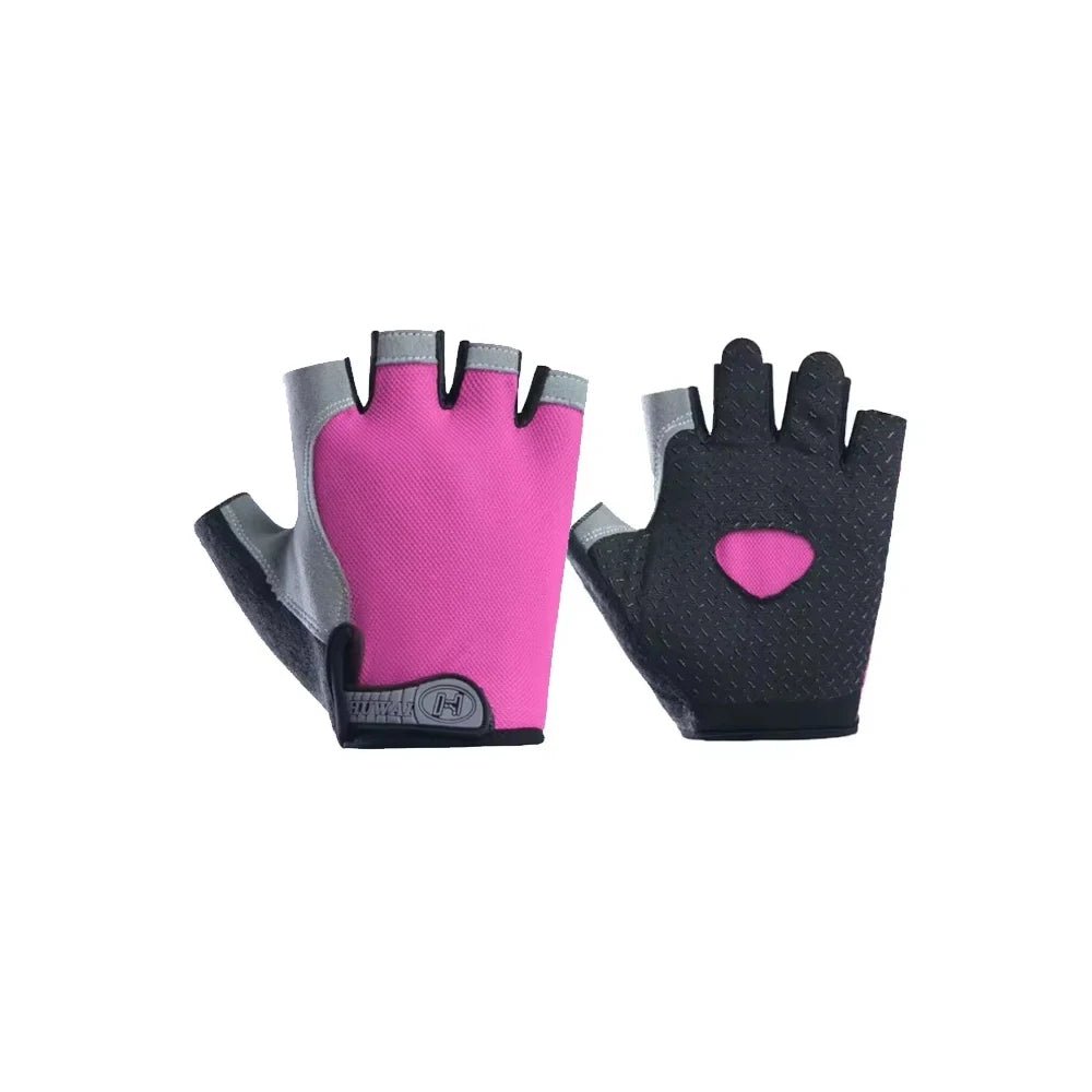 Gym Gloves Woman Men Weight Lifting Crossfit Bodybuilding Dumbbells Glove Anti Slip Fingerless Gloves for Exercise Powerlifting