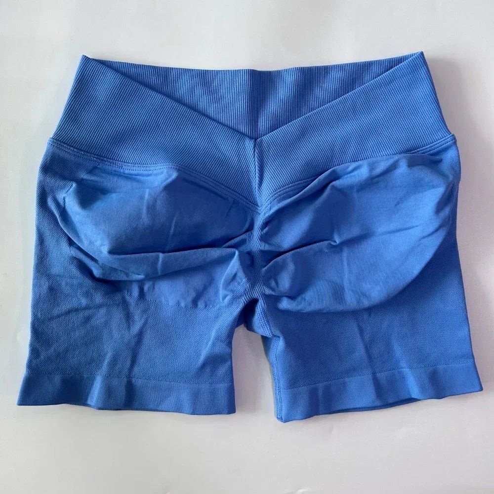 Short Gym Woman V Waist High Waist Fitness Training Yoga Clothing Running Butt Lifting Workout Leggings Cycling Sports Shorts