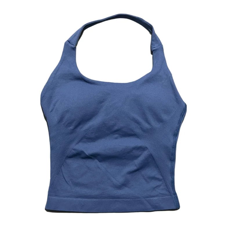 Woman  Yoga Clothing Backless Tank Tops Gym Vest  Push Up Sport Bras Running Vest Workout Tops Activewear Exercise Fitness