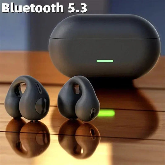 Auscultadores Bluetooth 5.3 Condução Óssea - Desporto Premium