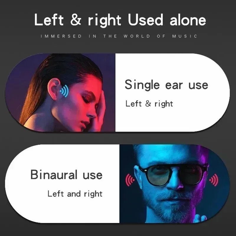 Auscultadores Bluetooth 5.3 Condução Óssea - Desporto Premium