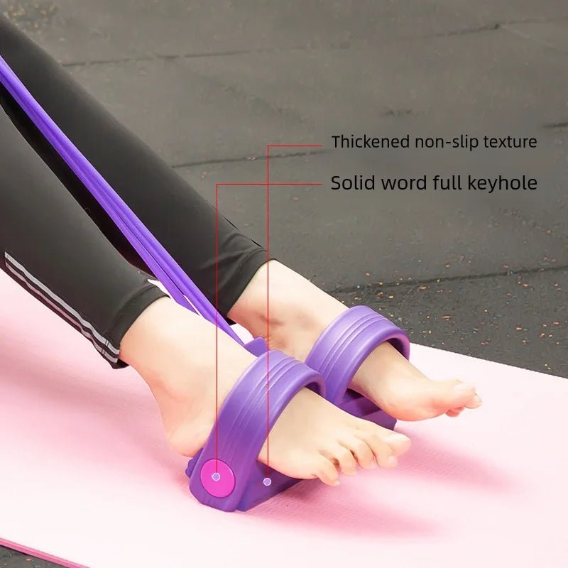 4 Cordas Resistência Elásticas - Treino Abdominal Casa Premium