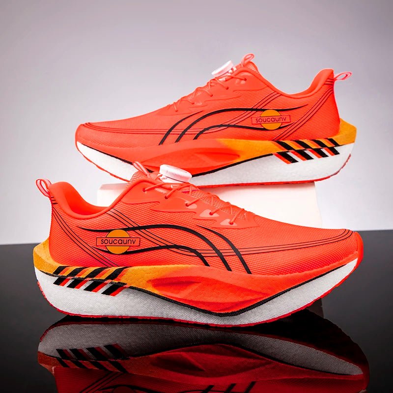 Running Shoes Men Mesh Breathable Cushioning Soft Comfortable Marathon Sneakers Outdoor Gym Trendy Casual Jogging Shoes for Men