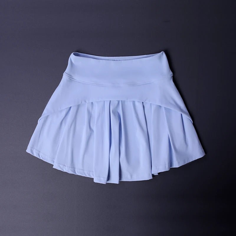 Women's High Waist Flared Skirt - Quick-Dry Pleated Tennis Yoga Skirt for Gym, Slimming Sportswear