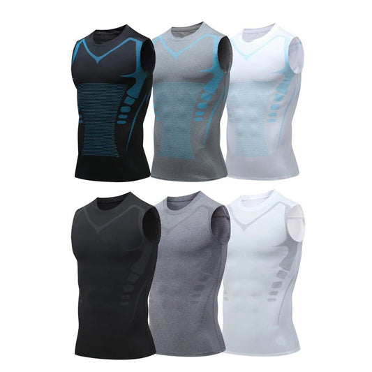 Camisola Sem Mangas Compressão Gym - Bodybuilding Premium