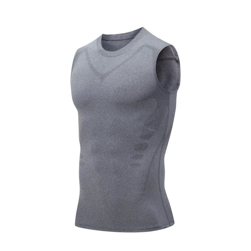 Camisola Sem Mangas Compressão Gym - Bodybuilding Premium