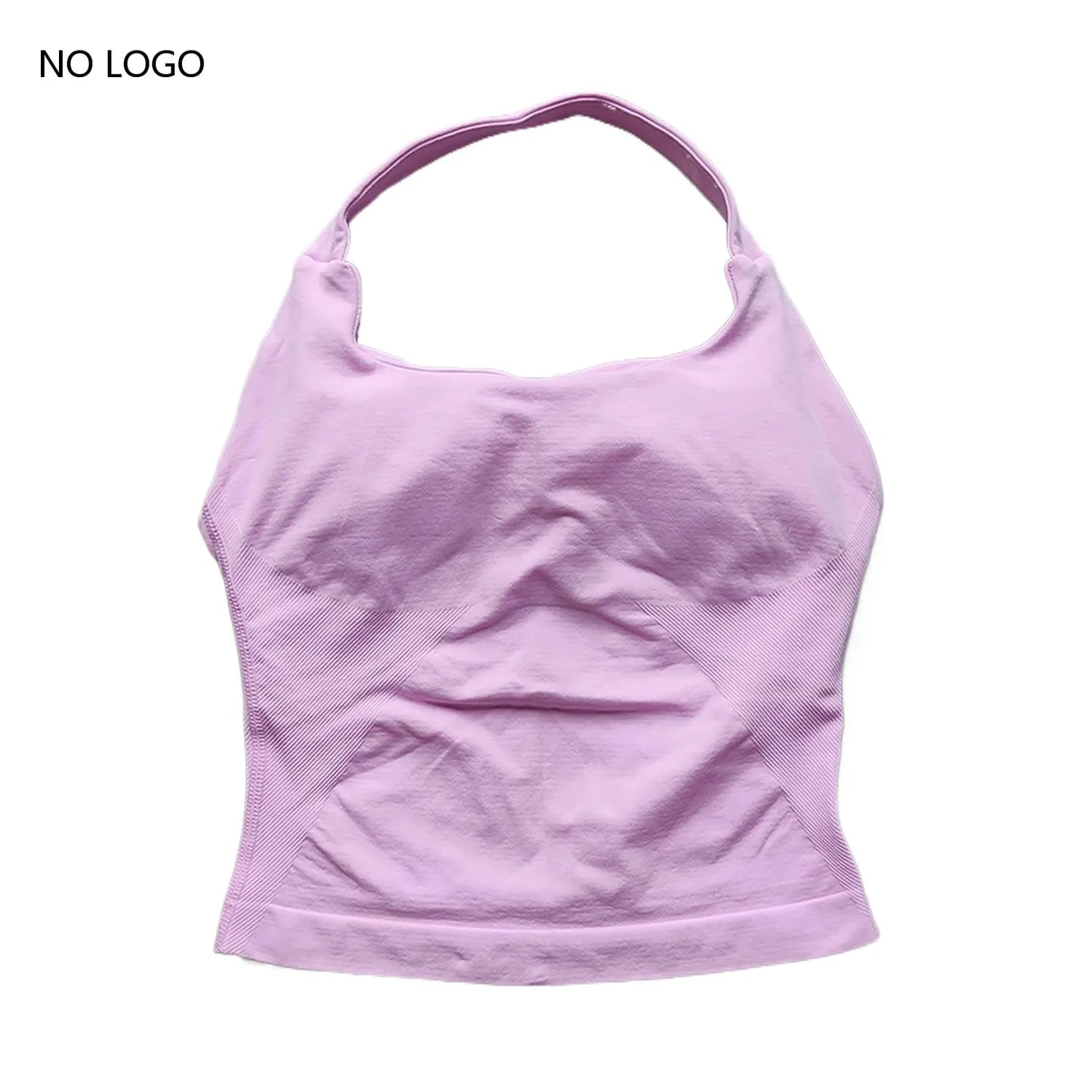 ARFTE Halter Top Gym Clothes Woman Removable Chest Pad Yoga Tank Tops Push-up Sports Bra Fitness Workout Running Gym Tops