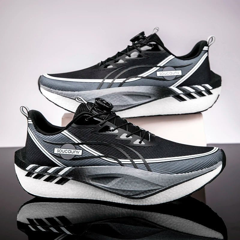 Running Shoes Men Mesh Breathable Cushioning Soft Comfortable Marathon Sneakers Outdoor Gym Trendy Casual Jogging Shoes for Men