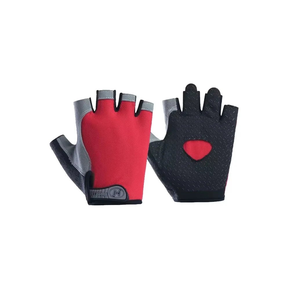 Gym Gloves Woman Men Weight Lifting Crossfit Bodybuilding Dumbbells Glove Anti Slip Fingerless Gloves for Exercise Powerlifting