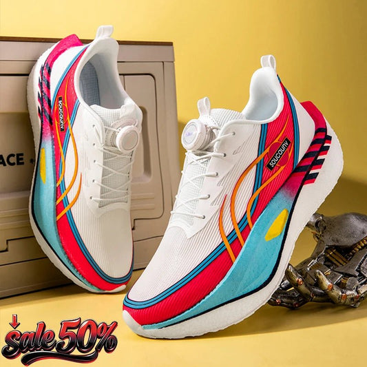 Running Shoes Men Mesh Breathable Cushioning Soft Comfortable Marathon Sneakers Outdoor Gym Trendy Casual Jogging Shoes for Men