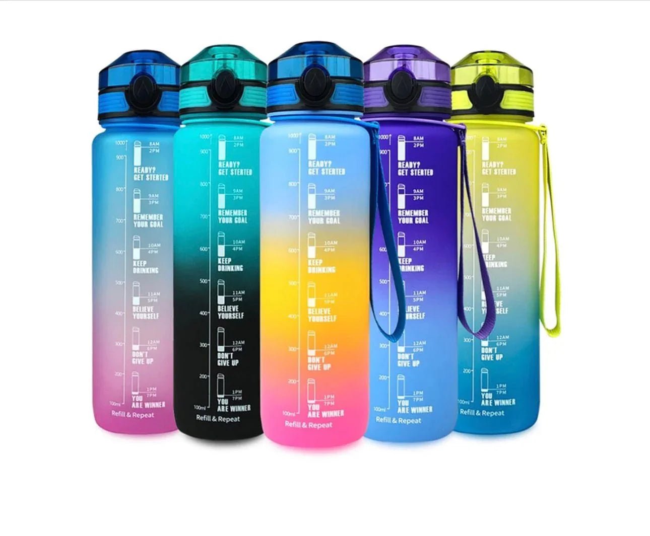 Garrafa Desportiva Portátil 1L- UbarnFitiness