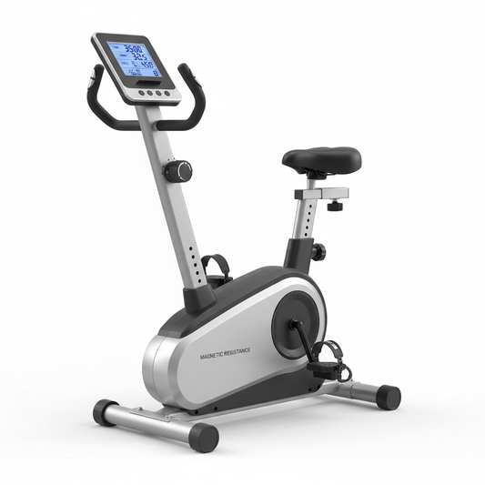 Bicicleta Estática Magnética com Monitor Digital - 8 Níveis