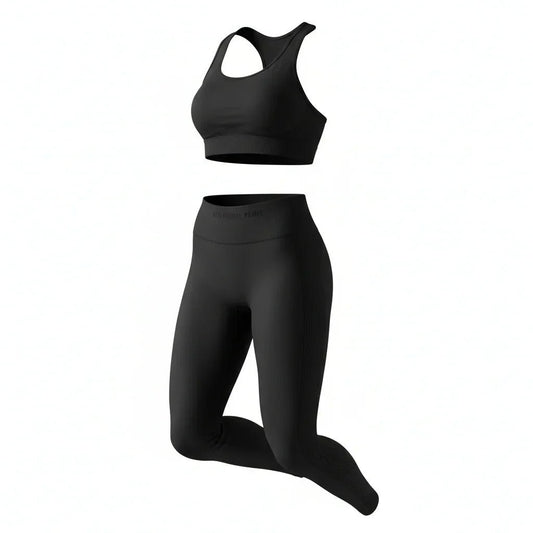 Conjunto de Treino Mulher 2 Peças - Top e Leggings