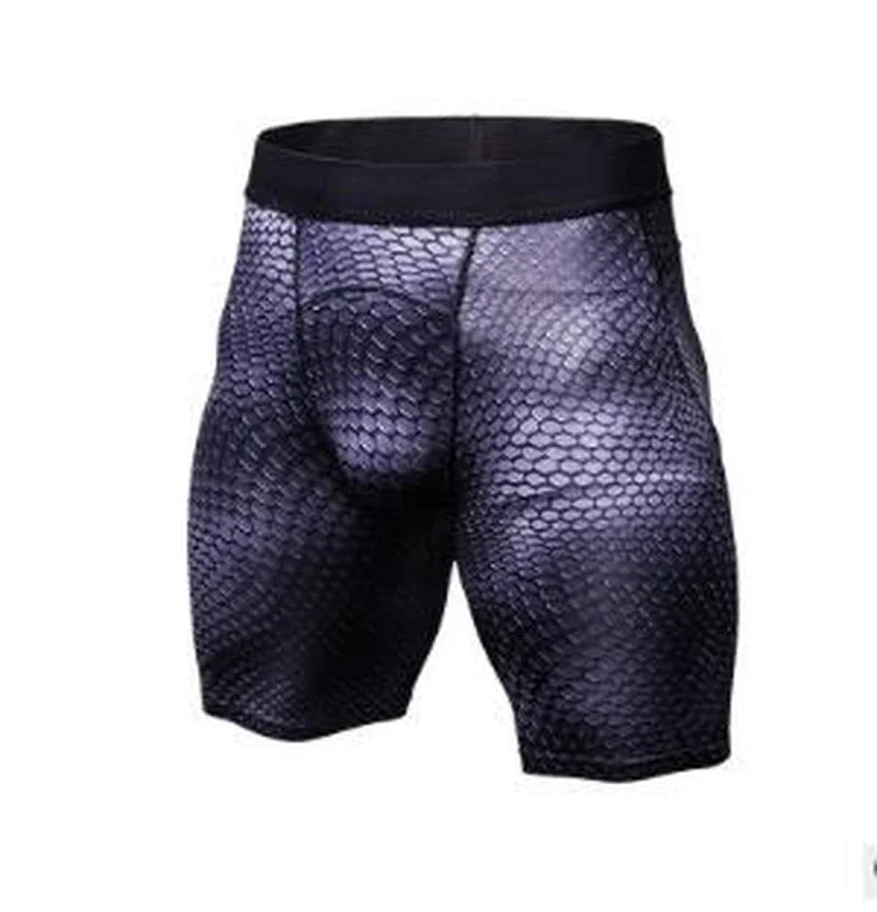 Men'S Casual and Comfortable Compression Muscle Gym Shorts